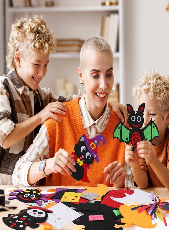 STEFORD 12 Pcs Halloween Craft Kit, Make Your Own Foam Stickers Arts and Crafts DIY for Kids Boys & Girls Party Supplies Decoration - Image 5
